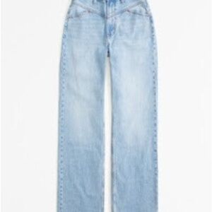 High Rise 90s Relaxed Jean - Medium with Front Yoke